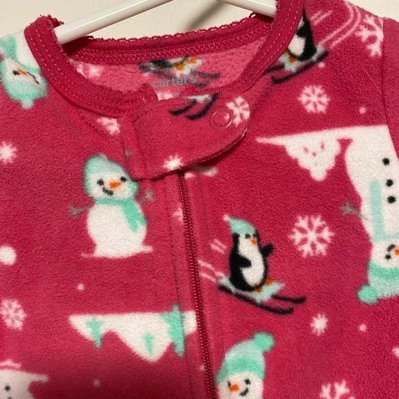 Carter’s Winter Weight Sleepers, Size 3 Months, lot of 2 - Picture 3 of 7